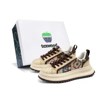 TEXWOOD Wrapping Anti Slip Shock Absorbing And Wear Resistant Low Top Skateboard Shoes Men's Box
