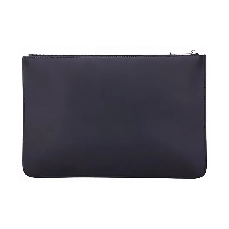 FENDI Leather Clutch Men's Dark Blue & Navy Blue-1