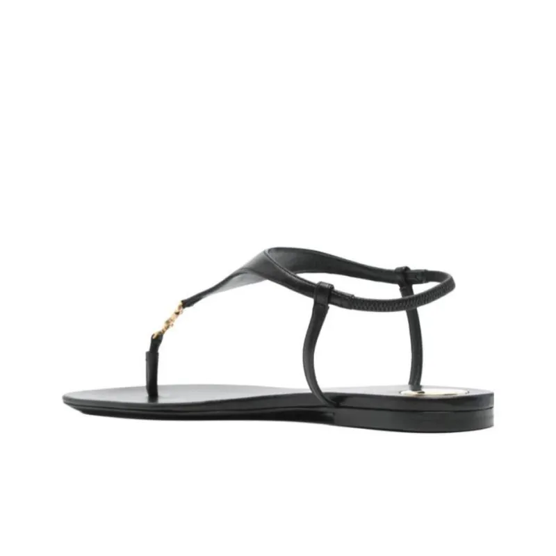 SAINT LAURENT Bridget Strap Sandals Women's Black-3