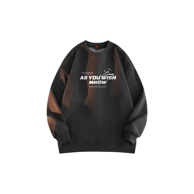 MIIOW Trend Party Series Sweatshirt Unisex Black-15