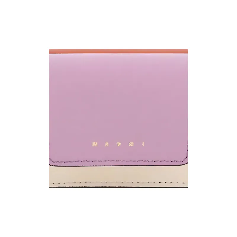 MARNI Logo Printed Tri Fold Wallet-4