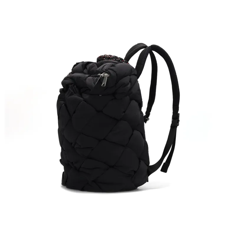 Bottega Veneta CASSETTE Fabric Backpack Men's Black-3