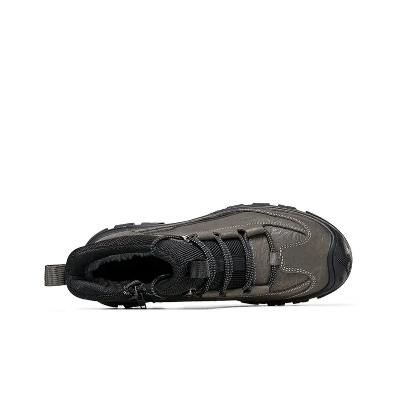 HANG TEN Warm Wear Resistant Slip Resistant Short Outdoor Boots Men's-5