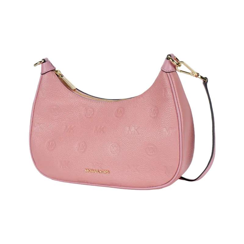MICHAEL KORS Cow Leather Crescent Bag, Shoulder Bag, Crossbody Bag Tubas Women's Pink-3