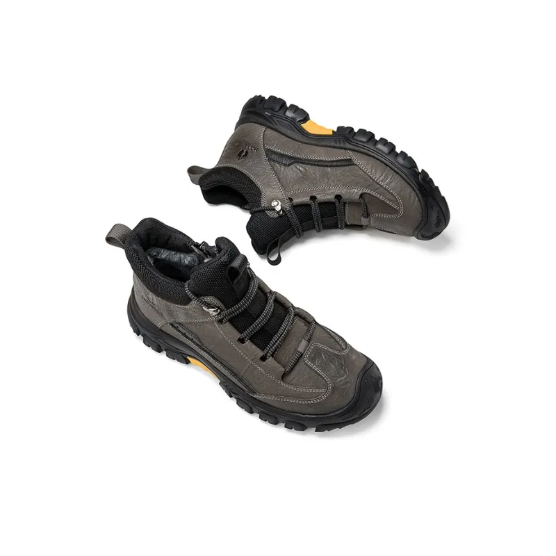 HANG TEN Warm Wear Resistant Slip Resistant Short Outdoor Boots Men's-3