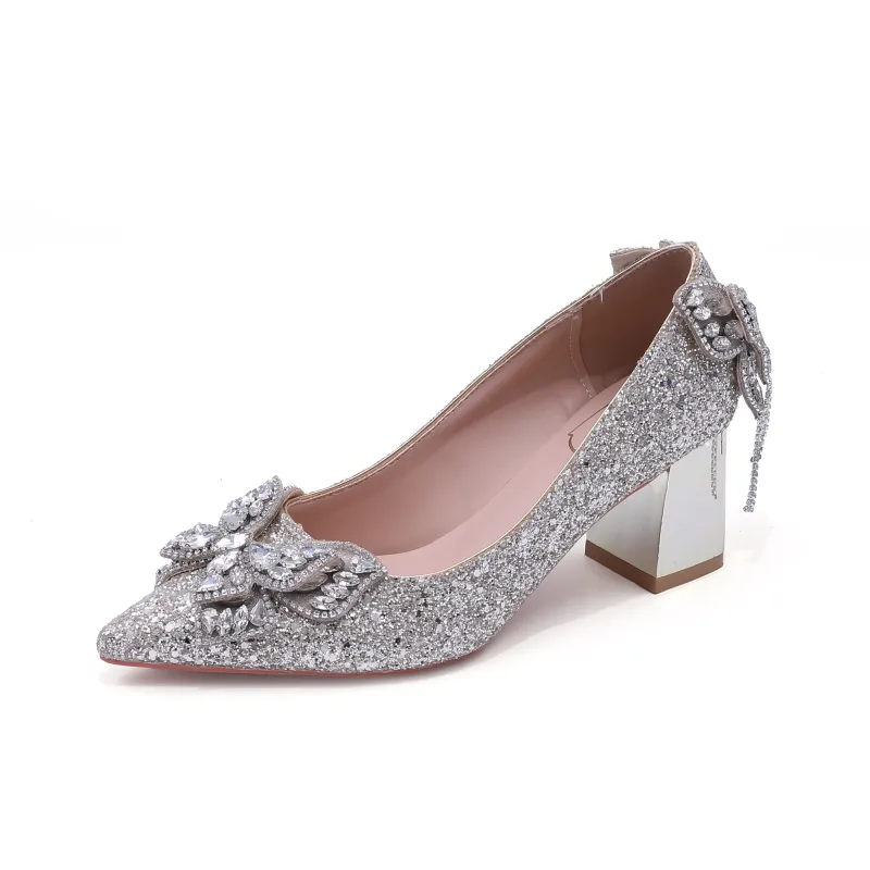 Dawei's House Chunky Heel High Heels Women's-7