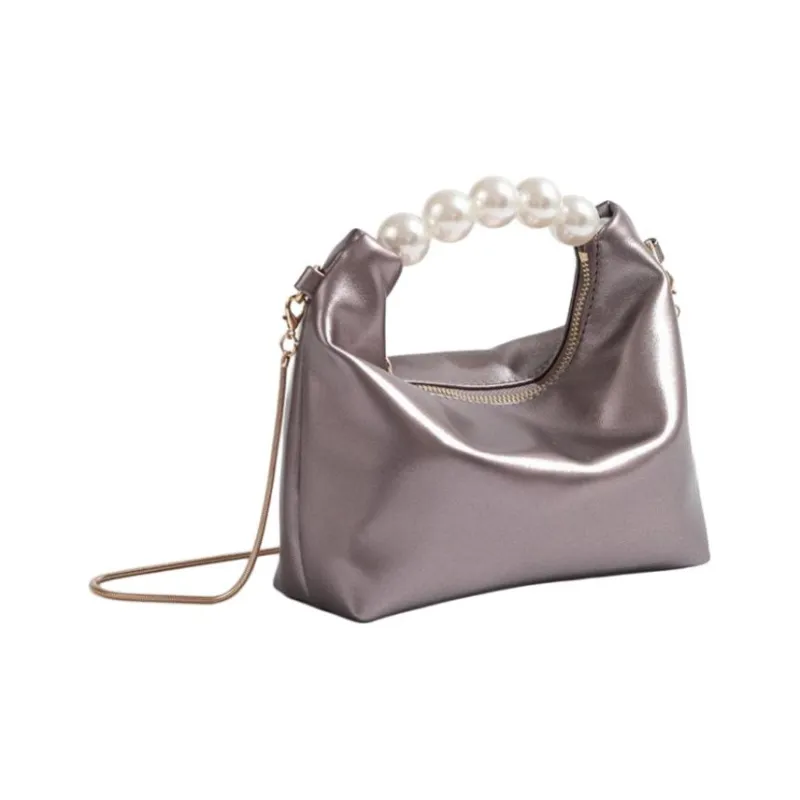 SEPTWOLVES Pu Handbag Shoulder Bag Regular Women's White/Pink/Black/Khaki/Silver/Purple-19