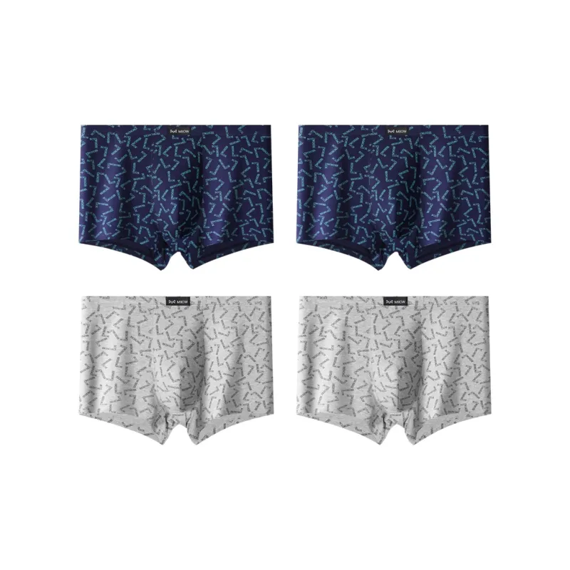 MIIOW Trend Party Series Underpants Men's 4 Pack-23