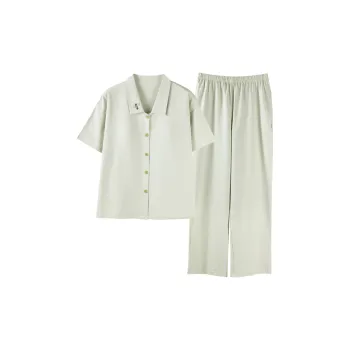 GOSO Pajama Set Women's Green Jade Color