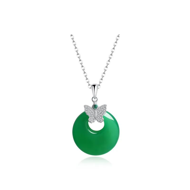 Di Su Xing Chalcedony Necklaces Women's-0