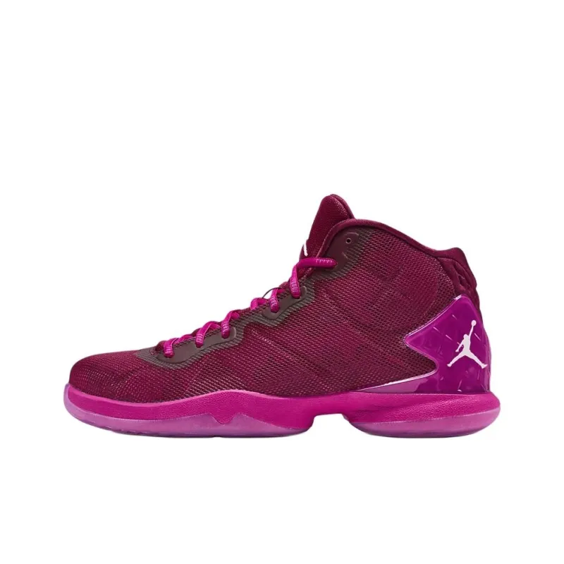 Jordan Super.Fly 4 Anti Slip Wear Resistant Mid Top Basketball Shoes Men's Purple-0
