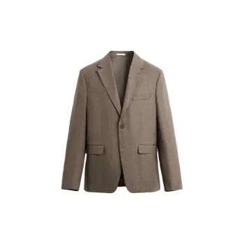 ZARA Business Suits Men Mink