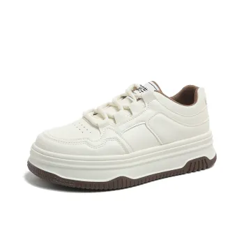 Budding Bear Anti Slip Wear Resistant Low Top Skateboard Shoes Women's Coffee