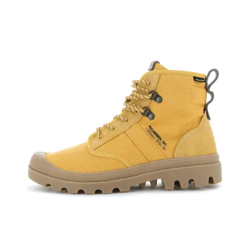 Palladium PALLABROUSSE Short Outdoor Boots Unisex Gold