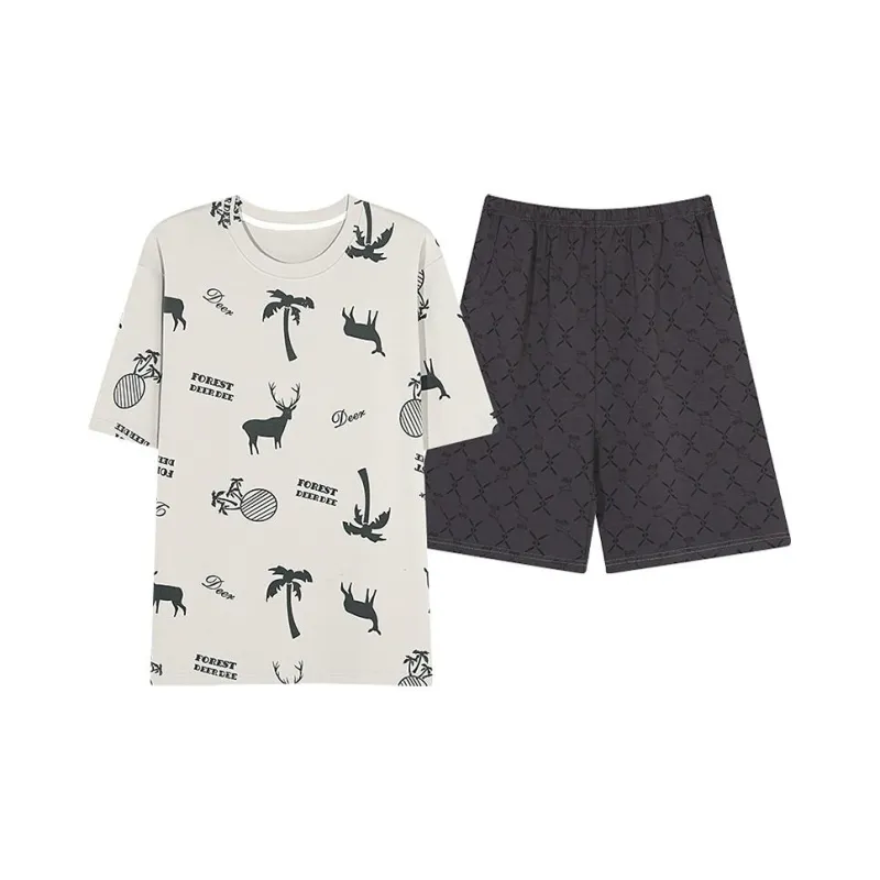 Good Fortune Pajama Set Men's Image Color-0