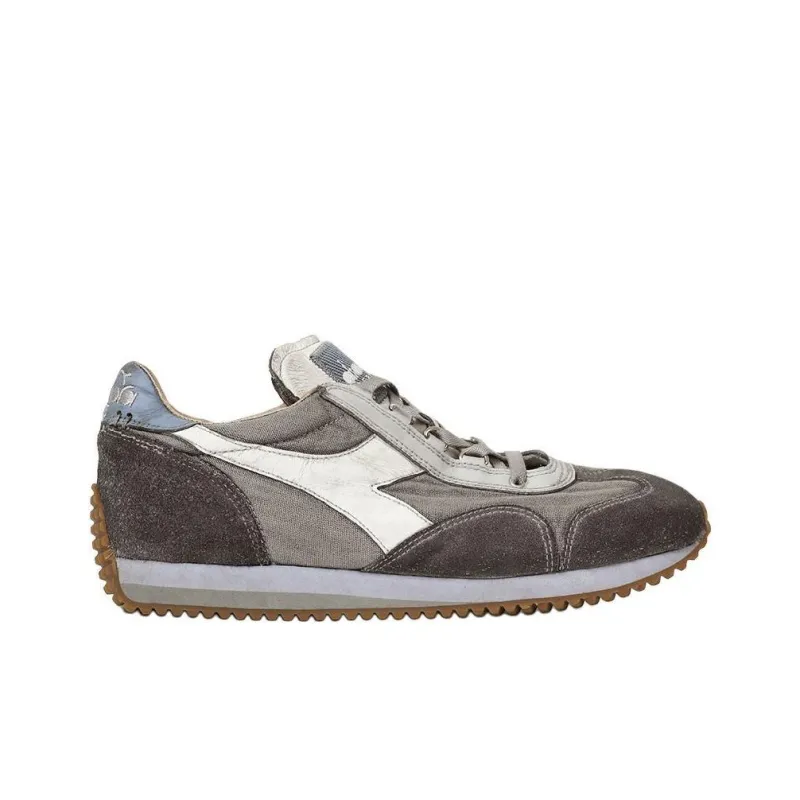 Diadora Equipe H Anti Slip Wear Resistant Low Top Casual Shoes Unisex Light Gray-1