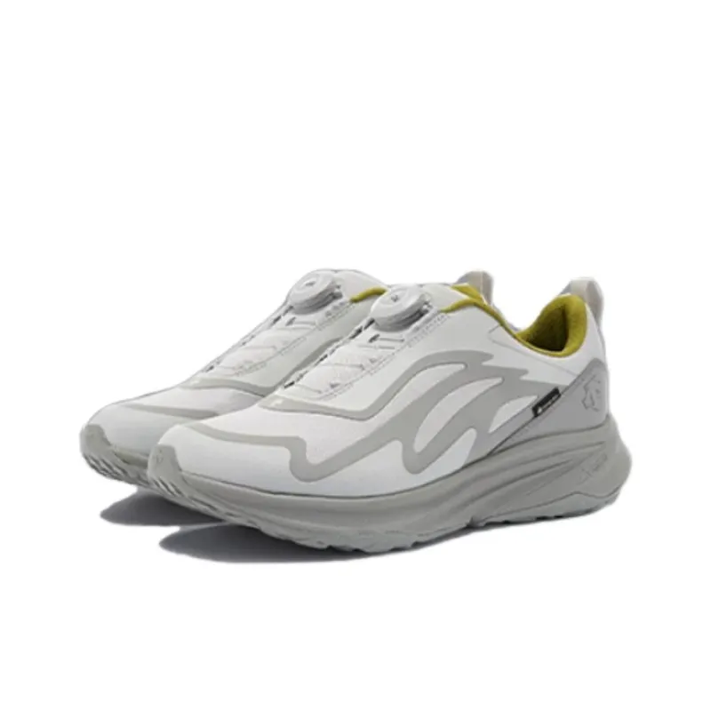 DESCENTE LAVITATE WIRE 2.0 Anti Slip And Wear Resistant Breathable Low Top Running Shoes Men's White-1