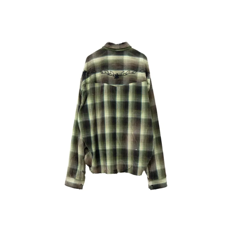 Maison Mihara Yasuhiro SS25 Shirt Women's Green-1