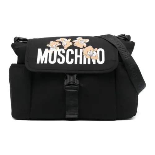 MOSCHINO Polyester Baby Diaper Storage Bag Kids' Black