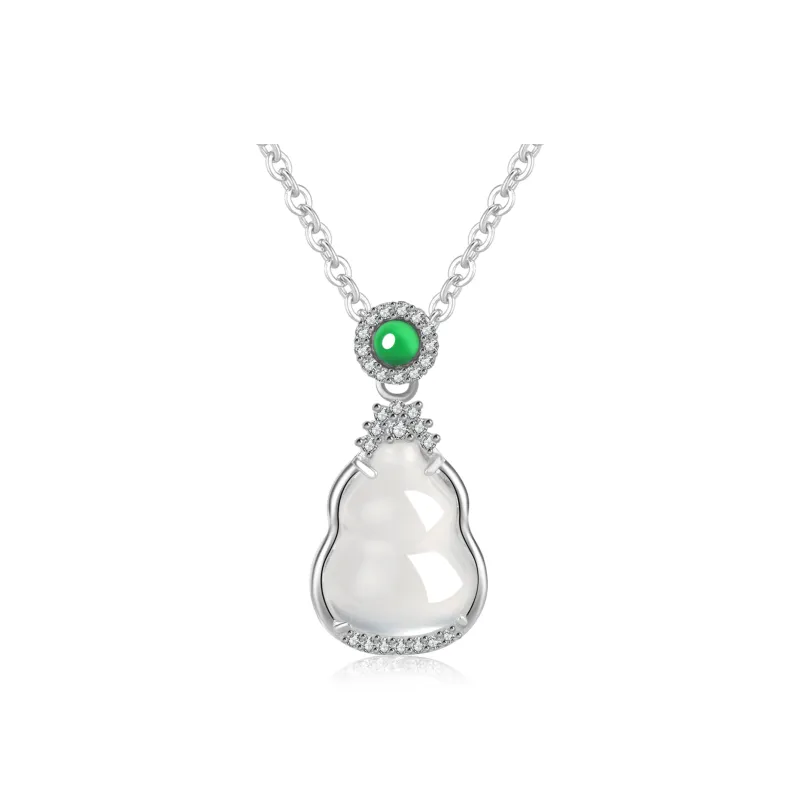Di Su Xing Chalcedony Necklaces Women's-0