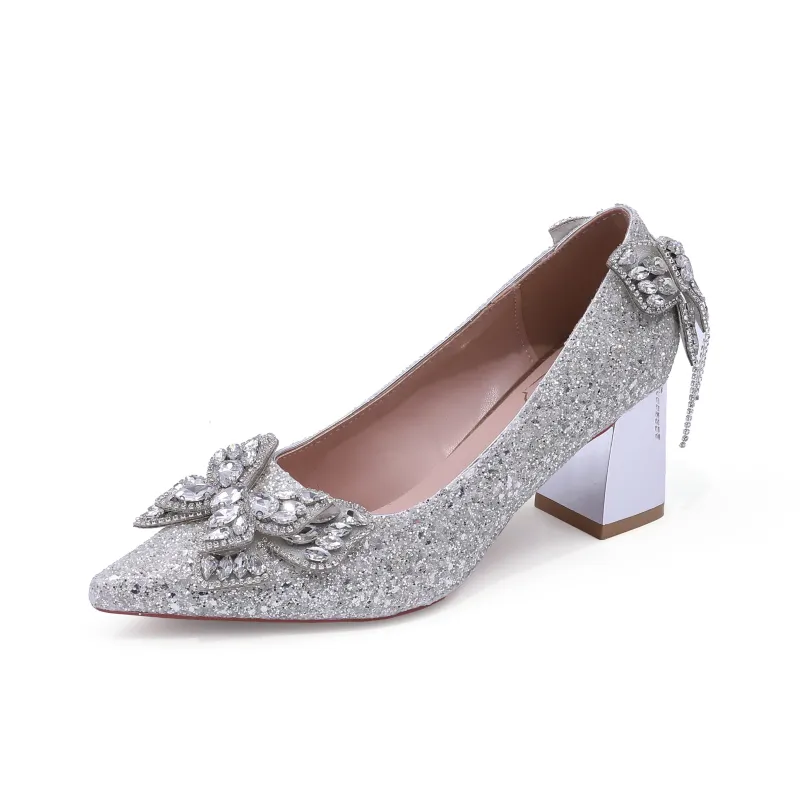 Dawei's House Chunky Heel High Heels Women's-19