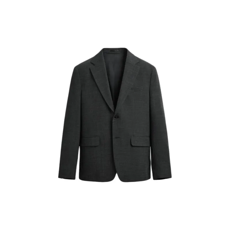 ZARA Business Suit Men's Dark Gray-0