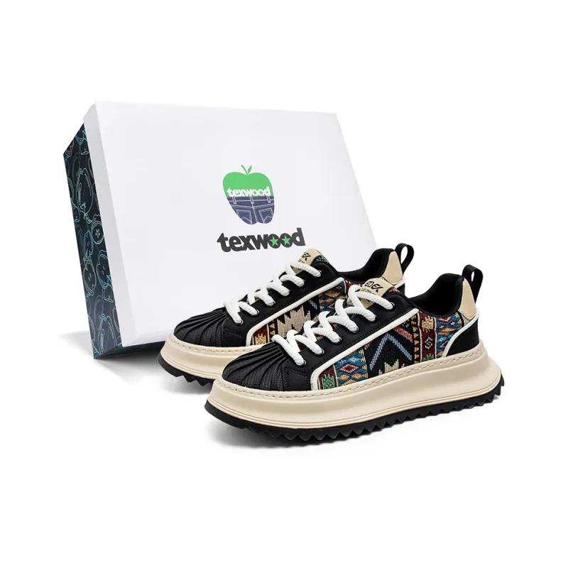 TEXWOOD Coverage Slip Resistant Cushioning Abrasion Resistant Low Top Skateboard Shoes Men's Box-10