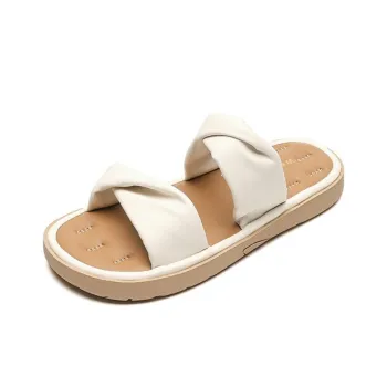 Than Than Me Slide Slippers Women's Apricot
