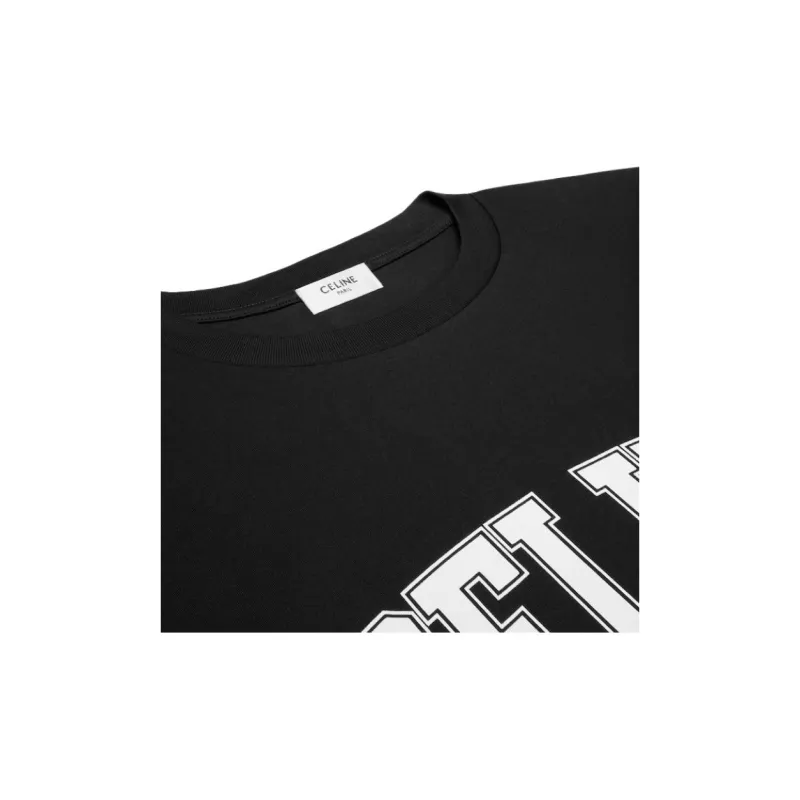 CELINE SS25 T Shirt Men's Black-2