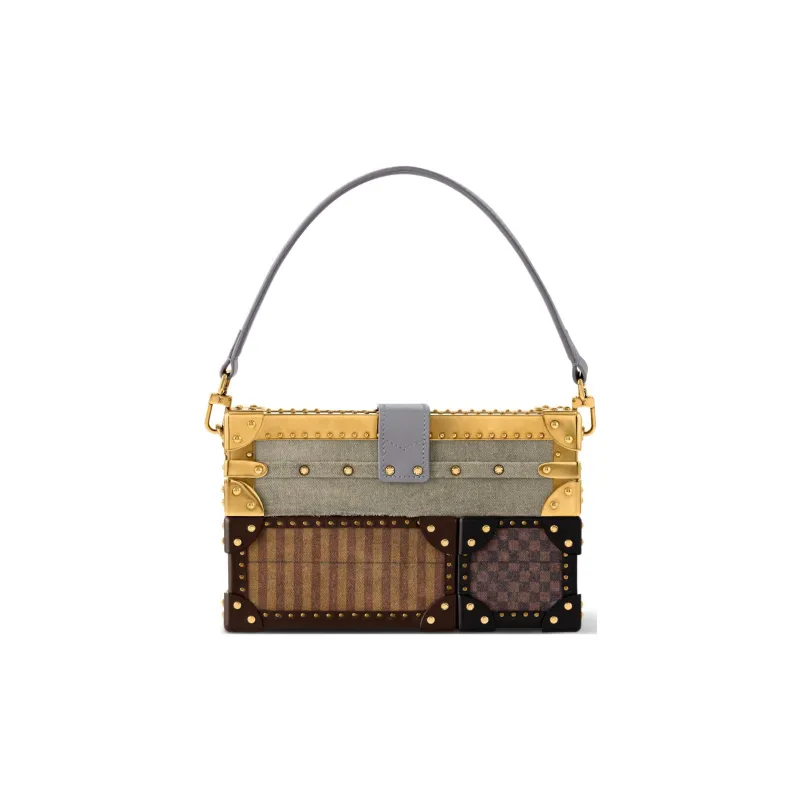 LOUIS VUITTON Petite Malle Celebration Trio Icône Canvas-3