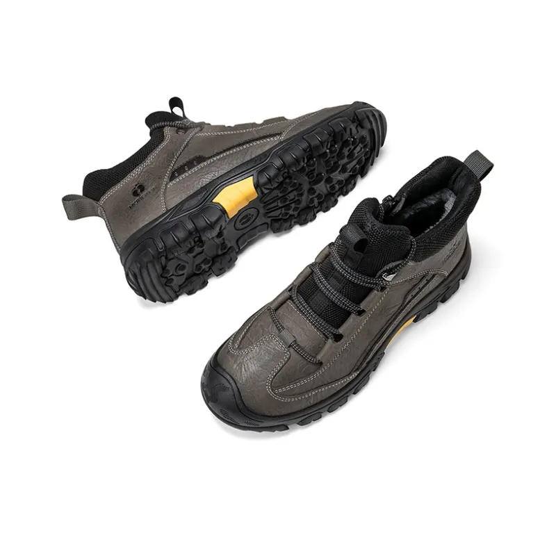 HANG TEN Warm Wear Resistant Slip Resistant Short Outdoor Boots Men's-4