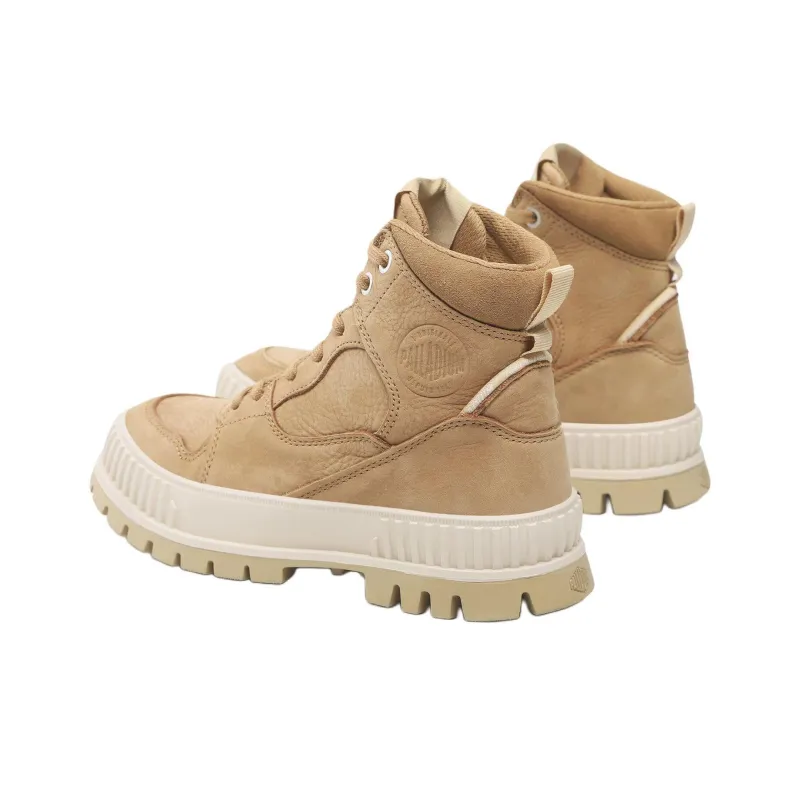 Palladium PALLASHOCK HI Ankle Boots Women's Brown-3