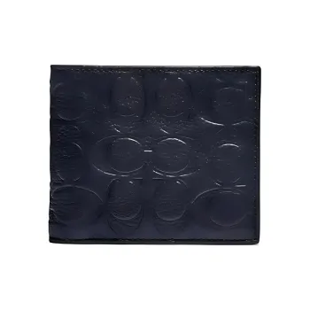 COACH 3 IN 1 Wallet Wallet Men's Dark Blue