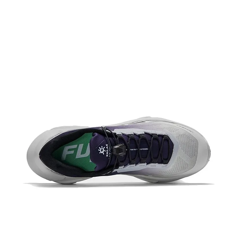 KAILAS FUGA YAO2 Running Shoes Women's Low Top Unbleached Original Color/Dark Gentian Purple-2