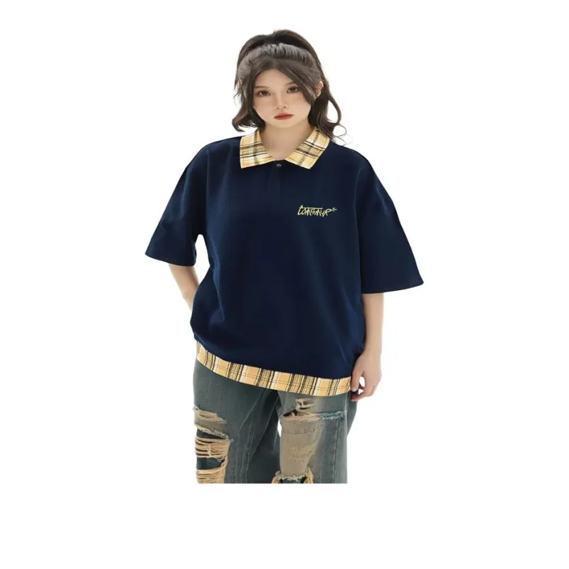 COMGM T Shirts Unisex Navy Blue-2