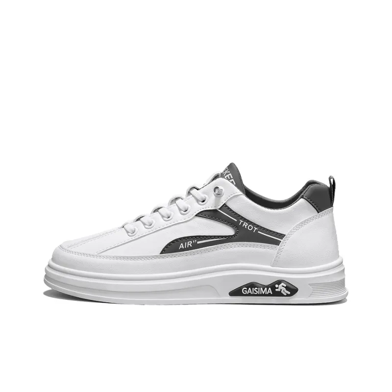 Boogie Bear Slip-Resistant Height Increasing Low-Top Skateboard Shoes Men's-0