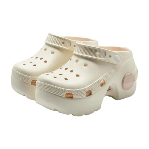 Lymia 10cm Height Increasing Clogs Summer Platform Breathable Slip Resistant Odor Resistant EVA Slippers