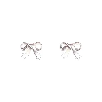 Rhymes Gold Plated Copper Stud Earrings Women's