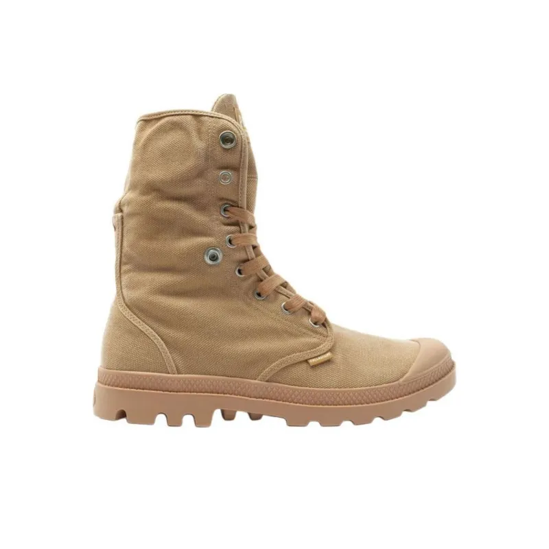 Palladium Abrasion Resistant Slip Resistant Short Mid Calf Outdoor Boots Men's Brown-2