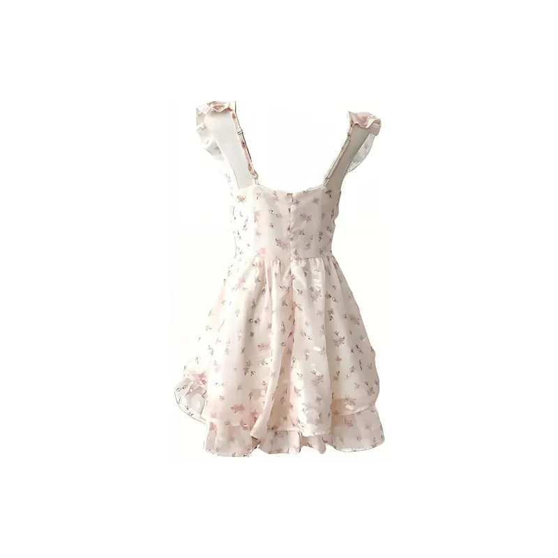 Zukizuki Slip Dresses Women's Floral-1