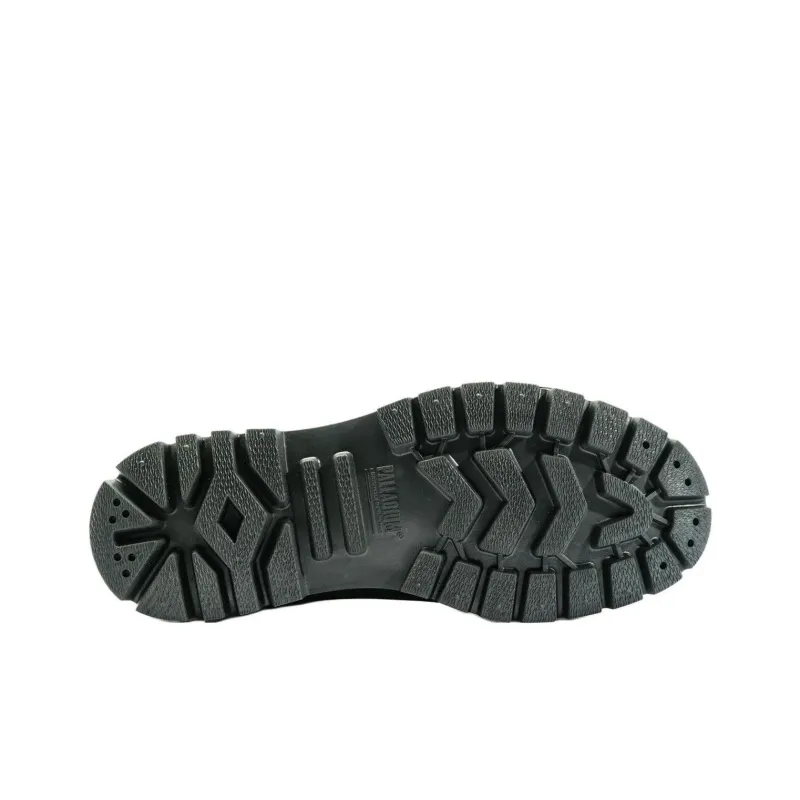 Palladium Anti Slip Wear Resistant High Top Canvas Shoes Unisex Black-4