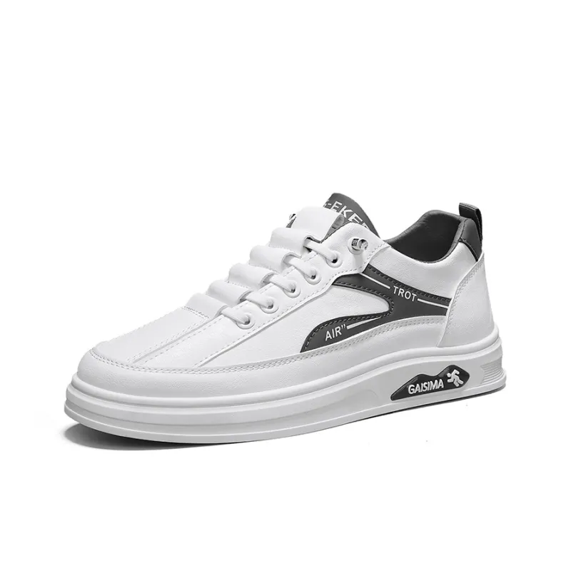 Boogie Bear Slip-Resistant Height Increasing Low-Top Skateboard Shoes Men's-1