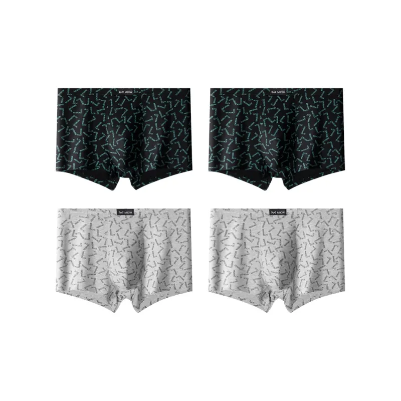 MIIOW Trend Party Series Underpants Men's 4 Pack-17