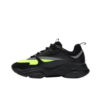 DIOR B22 Low Top Casual Shoes Unisex Black