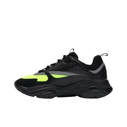 DIOR B22 Low Top Casual Shoes Unisex Black