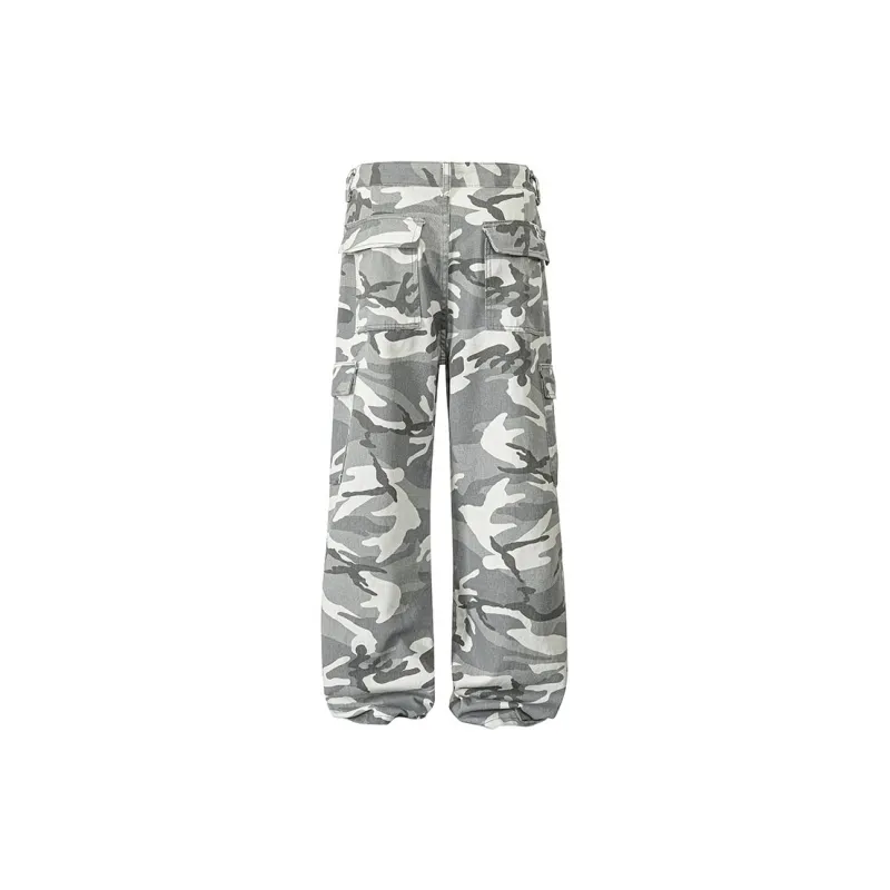 T-IRA Casual Pants Unisex Marine Blue-4