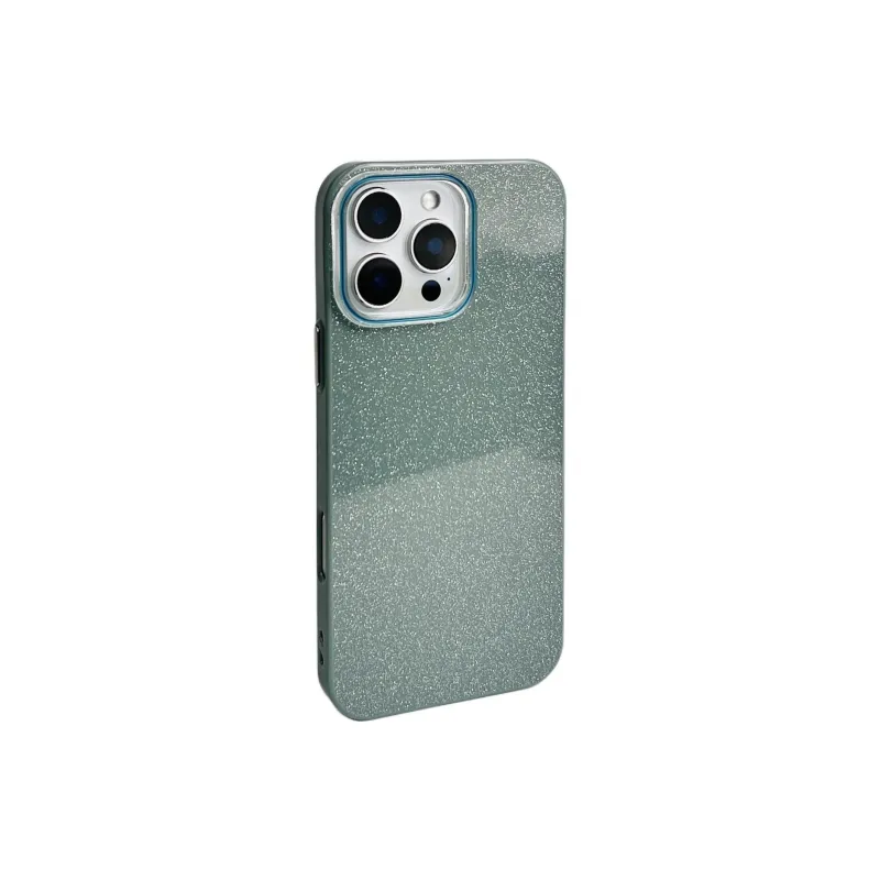 Sopi TPU Material Glitter Baby's Breath 2 in 1 Phone Cases Compatible With IPhone 16/15 Pro Max/Apple 13/14 Pro/Max-13