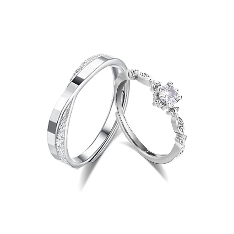 Love Jewelry Sterling Silver Rings Unisex-7