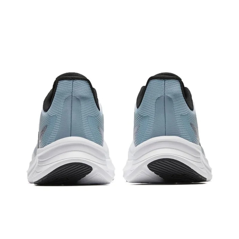 CHAOJIANTA Slip Resistant And Breathable Low Top Casual Running Shoes Men's White Blue-3