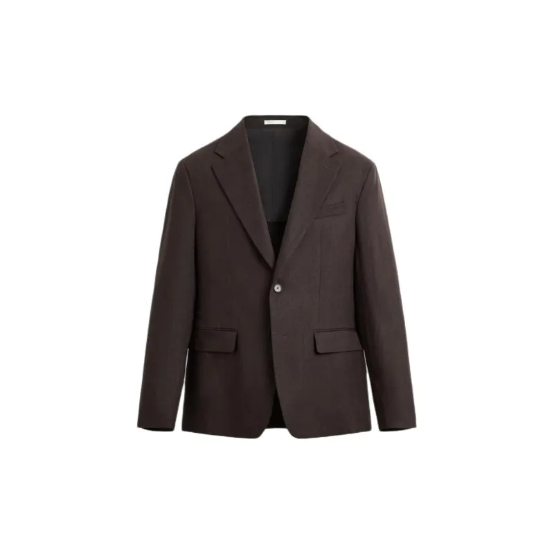 ZARA Business Suit Men's Dark Brown-0